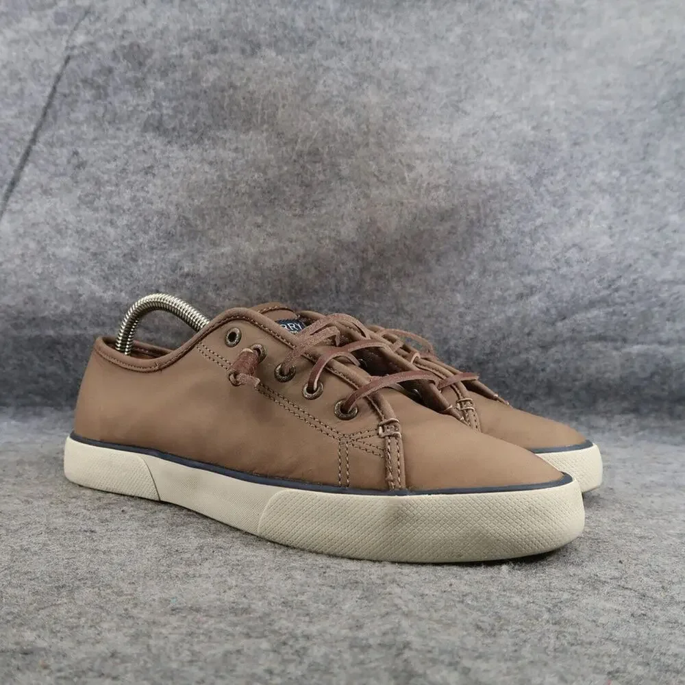 Sperry Shoes Womens 9 Sneaker Lifestyle Nautical Casual Leather Active Preppy